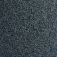 Коврик для фитнеса и йоги ONLYTOP, 183x61x 0,8 см, цвет графитовый/темно-серый