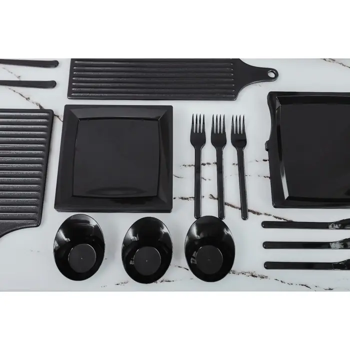 Форма пластиковая одноразовая для фуршета &laquo;Содо&raquo;, 50 мл, 9,5 см, чёрная