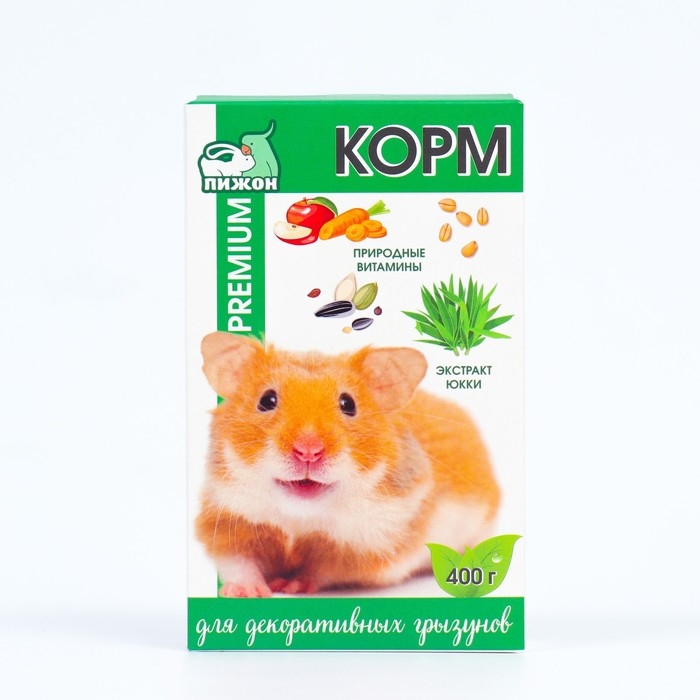 Корм "Пижон Премиум"  для декоративных грызунов, 400 г