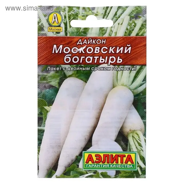 Семена Дайкон "Московский богатырь" "Лидер", 1 г    ,