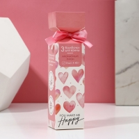 Набор бомбочки для ванны ЧИСТОЕ СЧАСТЬЕ &laquo;14 Февраля&raquo;, 3х40 г