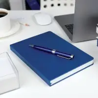 Ручка шариковая Broad Ring, глянцевая, темно-синяя