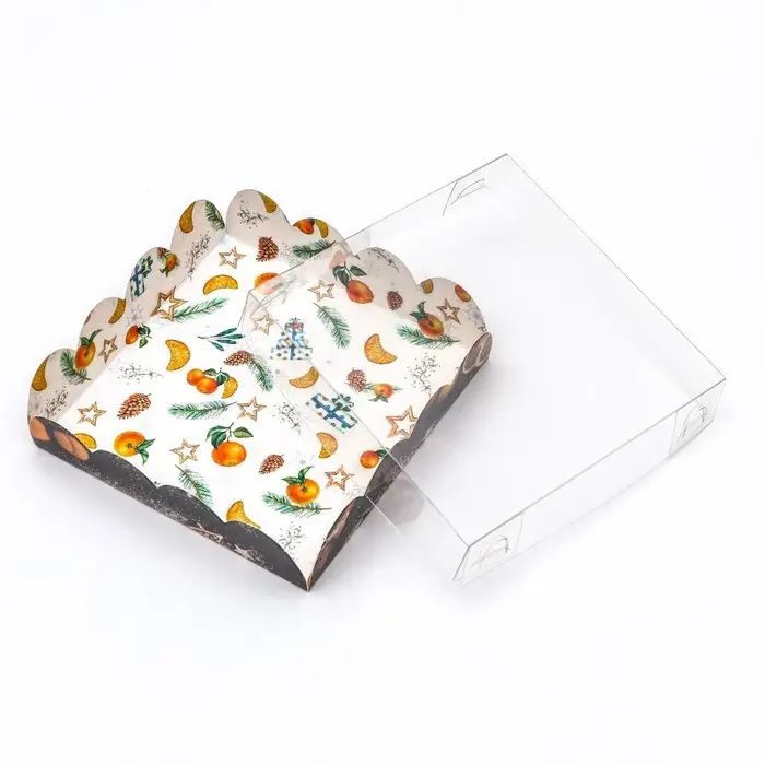 Коробка для печенья, &laquo;Новогодние чудеса&raquo;, 12&times;12&times;3 см, Новый год
