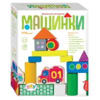 Конструктор деревянный &laquo;Машинки&raquo;
