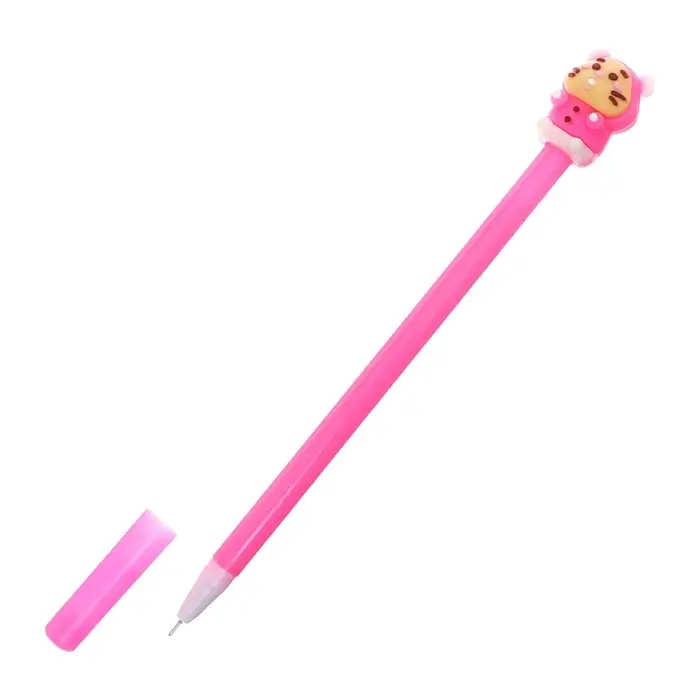 Ручка - прикол гелевая &laquo;Зверушки&raquo;, синий стержень, МИКС