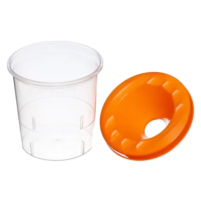 Стакан - непроливайка для рисования Calligrata, 210 мл, розовый, МИКС