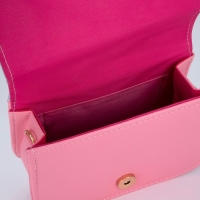 Сумка детская для девочки &laquo;Кошечка&raquo;, с ушками, цвет белый/розовый, 16х6,5х12 см