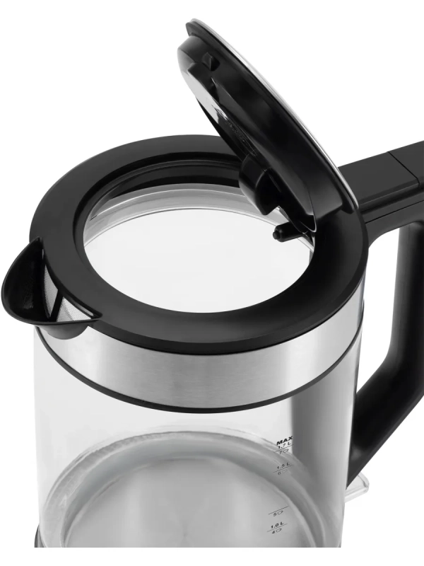 Чайник HYK-G3509 1,7л 2200Вт черный (стекло)