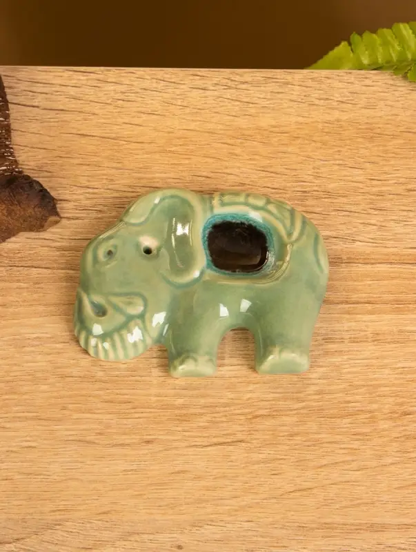 Подставка под благовония "Слоник" керамика, цв. МИКС, 7х8,5х0,8 см