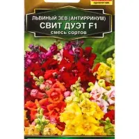 Семена цветов Львиный зев Свит дуэт F1, смесь сортов  С. Floranova Золотая серия, Ц/П,7 шт.