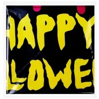 Воздушный шар фольгированный 18" Happy Halloween, круг