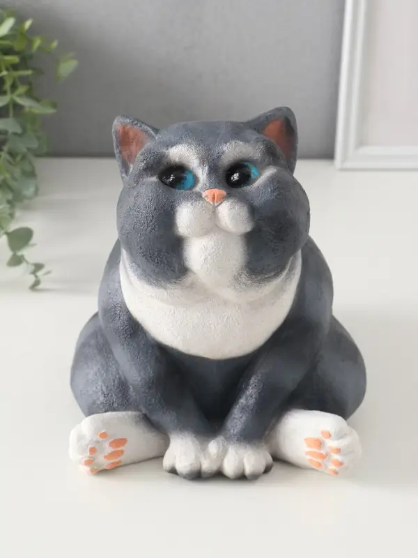 Фигурка (гипс) Кот ПРЯНИК 18,5х16,5х18 см