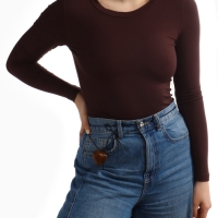 Портупея с кулоном &laquo;Сердечко&raquo;, трансформер, коричневая, 150 см