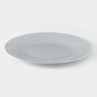 Тарелка подстановочная "Cotton" 33 см, цвет серебристый