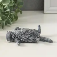 Сувенир "Кот лежит на спине" 3 см