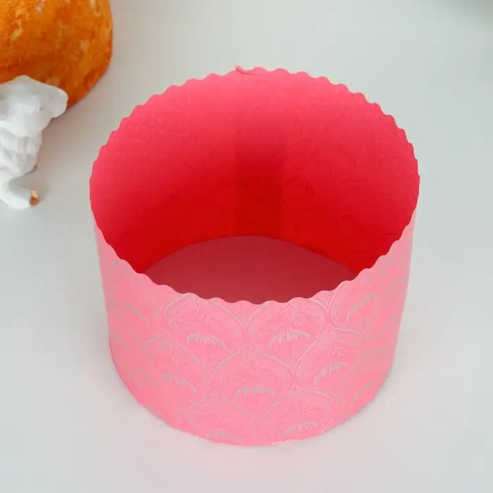 Форма бумажная для кекса, маффинов и кулича "Светлая Пасха" 134х100 мм