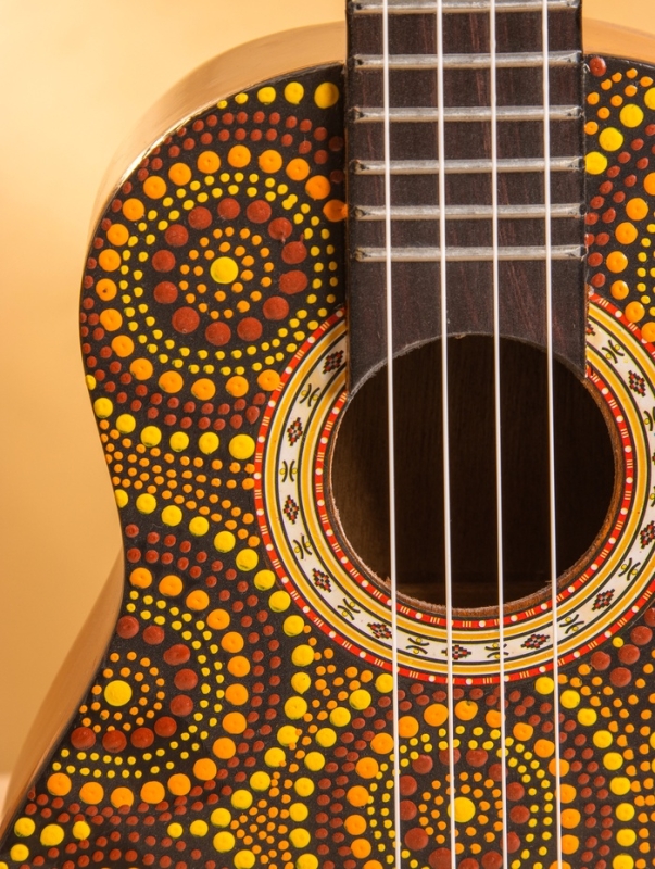 Сувенирный музыкальный инструмент Укулеле &laquo;Туземец&raquo;, 55 см, махагон, дерево