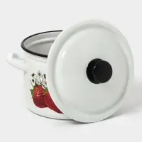 Кастр.цил.борт. 4л (белая)СА