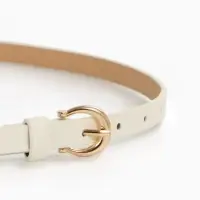 Ремень жен 02-01-01-01, Март2502, 1,3*0,3*110 см, без винта, пряж золото, 1 прокол,