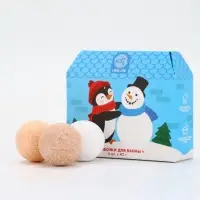 Бомбочки для ванны в домике &laquo;Пингвин&raquo;, набор 6 шт х 40 г, URAL LAB