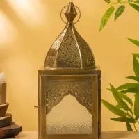 Подсвечник фонарь "Купол" железо 16х15,5х34,5 см