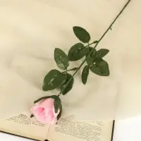 Цветы искусственные "Роза" 63 см, d-5 см, розовый