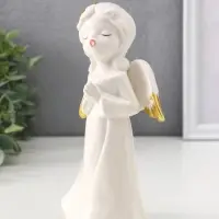 Сувенир керамика "Ангел поющий" 10х6,5х18,5 см