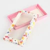 Коробка для шоколада &laquo;Цветы&raquo;, с окном, 9.4 х 1.7 х 18.4 см