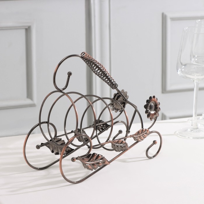 Подставка для бутылки Доляна, 25&times;10&times;20 см