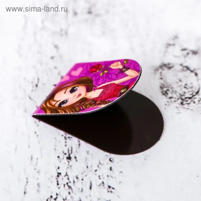 Закладки магнитные для книг, 6 шт &laquo;Будь красивой и умной&raquo;