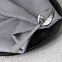 Ложка чайная с гравировкой &laquo;100% мужику&raquo;, на подарочной открытке, 3 х 14 см.