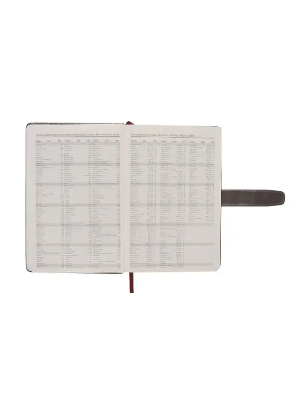 Ежедневник недатированный формат А5, с хлястиком, 128л, линия, пвх, Серый