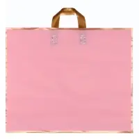 Пакет с петлевой ручкой розовый 50 х 41 х 10 см 80 мкм