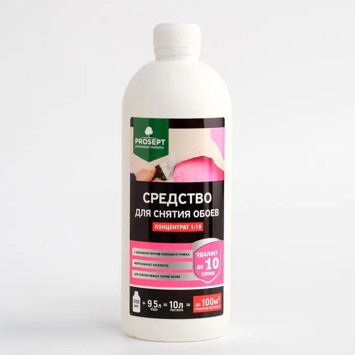 Средство для снятия обоев, концентрат 500 мл
