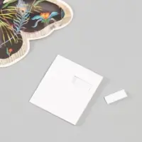 Бабочки картон "Цветочные" набор 12 шт h=4-10 см