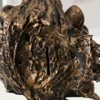 Копилка "Лев на пьедестале" 31х18 см, бронза