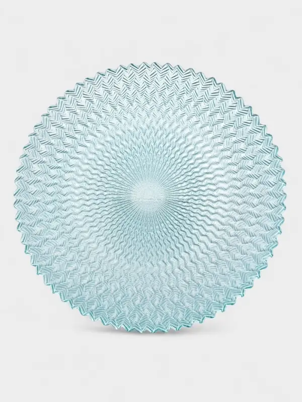 Тарелка "РЕТРО БРИЗ" 32 см, голубой цвет