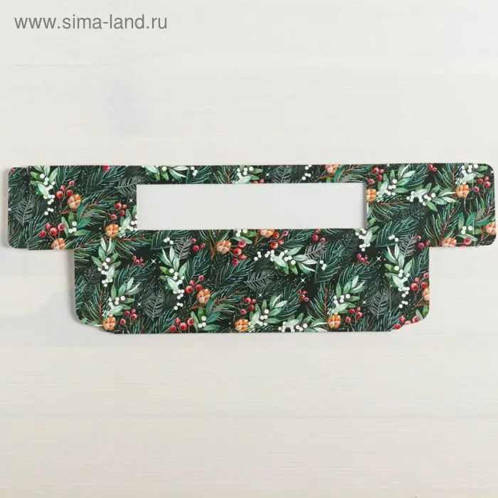 Коробка складная &laquo;Happy New Year&raquo;, 18 х 5,5 х 5,5 см