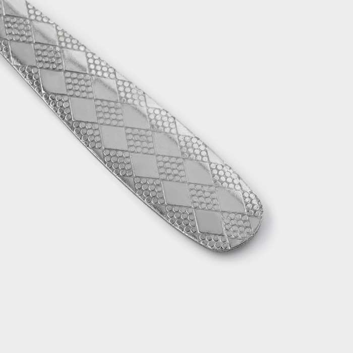 Набор столовых ложек из нержавеющей стали Доляна &laquo;Ромб&raquo;, длина 20,5 см, 6 шт, цвет серебряный