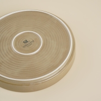 Тарелка обеденная фарфоровая SL Home &laquo;Песчаный бриз&raquo;, d=21 см, цвет бежевый