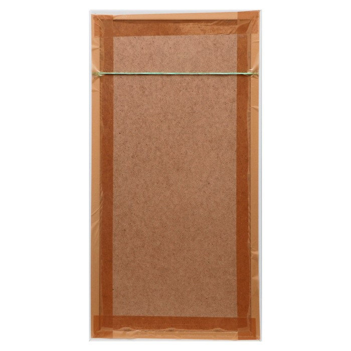 Гобеленовая картина "Цветы на опушке" 38*70 см, рамка МИКС