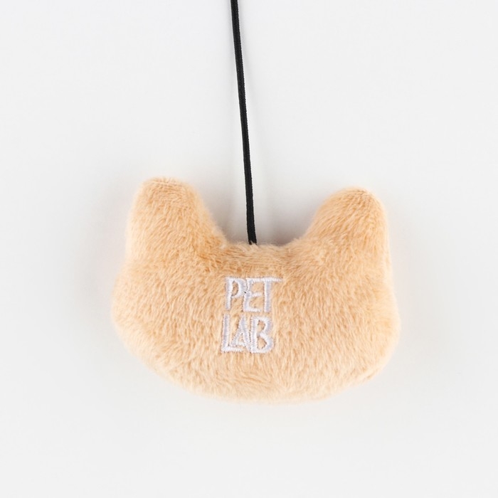 Дразнилка &laquo;Мордочка&raquo; с игрушкой, бежевая