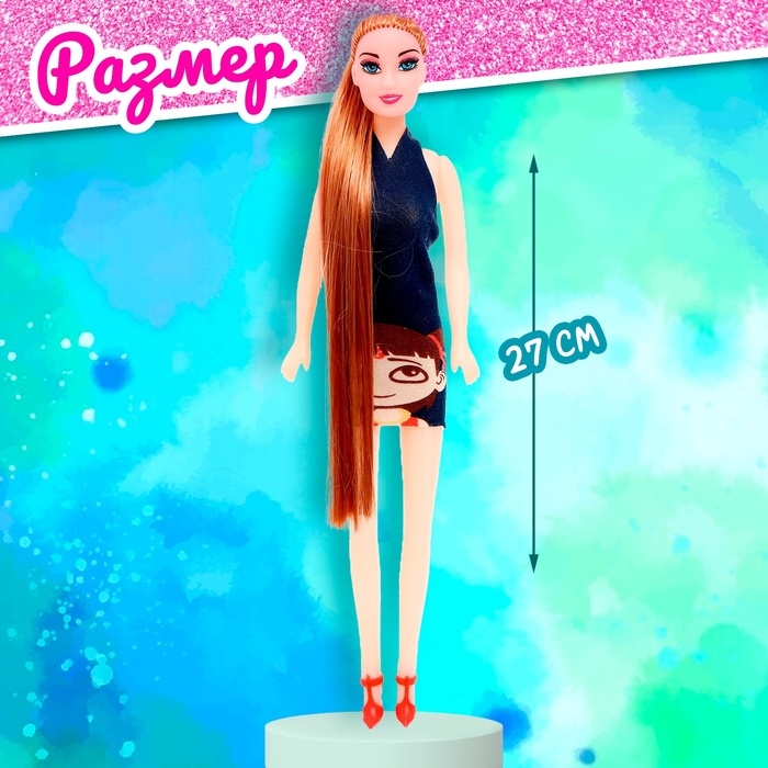 Кукла-модель &laquo;Ира&raquo; в платье, МИКС