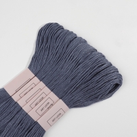 Набор ниток мулине №161, 8 &plusmn; 1 м, 6 шт, цвет серо-синий