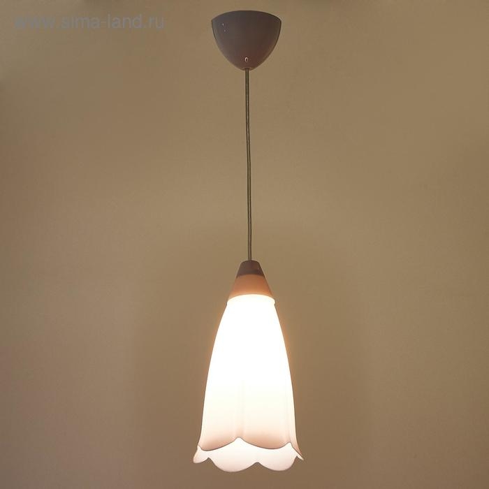 Светильник BayerLux "Симпл" 1x15Вт E27 белый