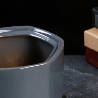 Горшок цветочный "Меркурий №3" 1л, 1сорт, серый