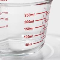 Кувшин мерный из жаропрочного стекла Доляна &laquo;Классика&raquo;, 250 мл, 14&times;10,5&times;7 см