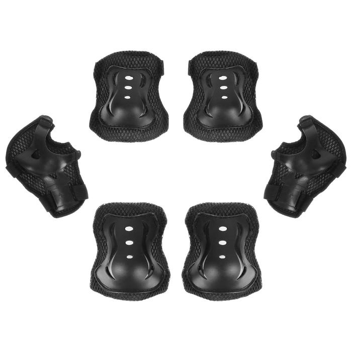 Защита роликовая ONLYTOP, р. S, цвет чёрный