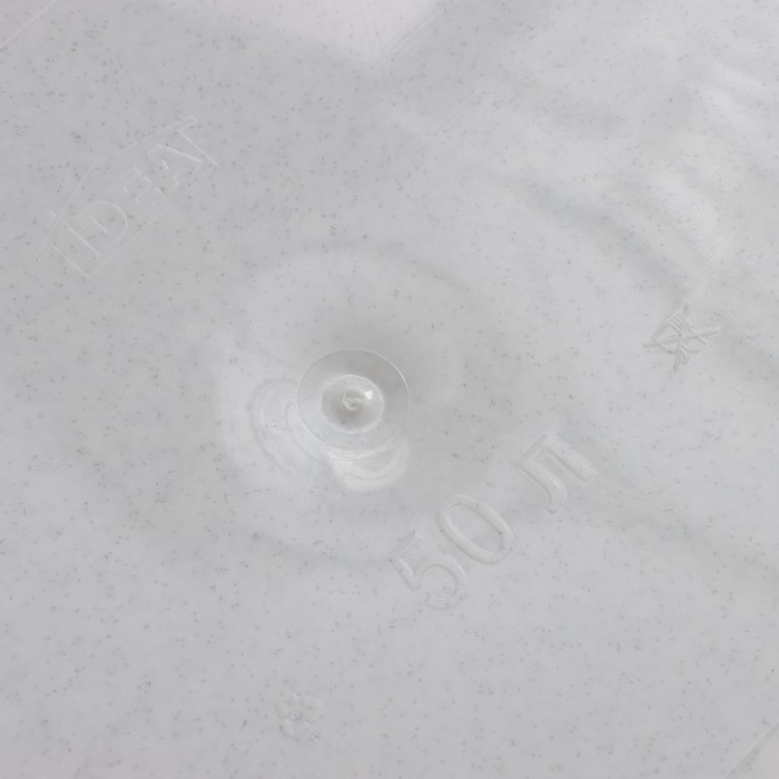 Контейнер для мусора &laquo;Свинг&raquo;, 50 л, цвет мраморный