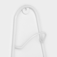 Подставка для крышек подвесная, 19,5&times;9&times;46 см, белый